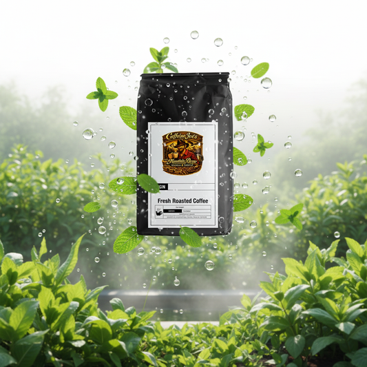 Mint coffee bag